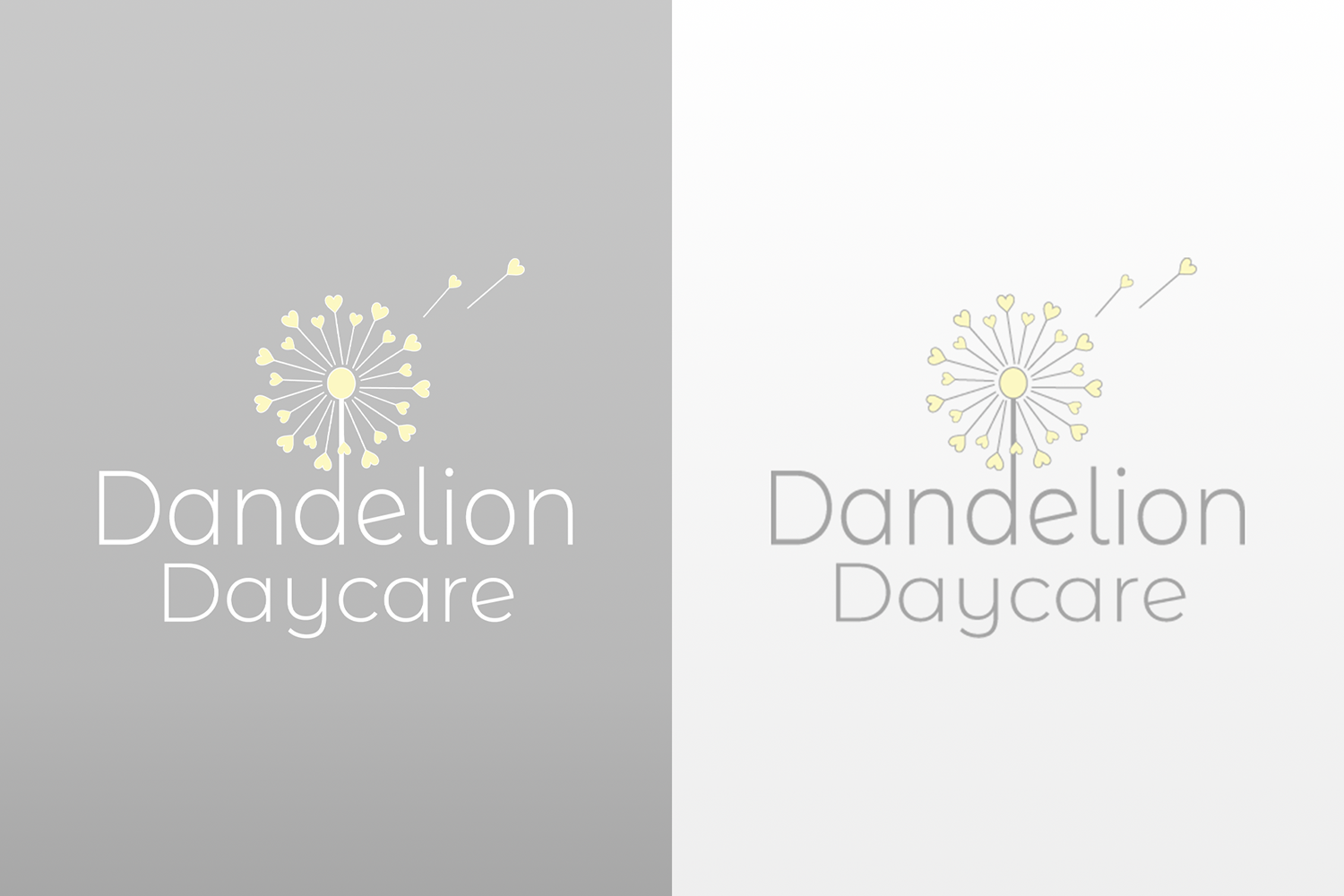 Dandelion Preschool Logo Design