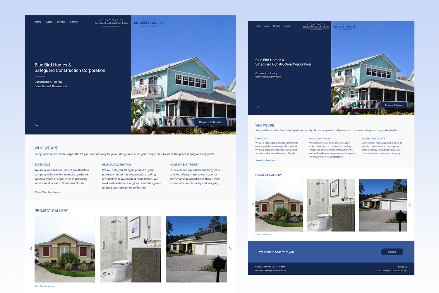 Blue Birds  Website Design and Development