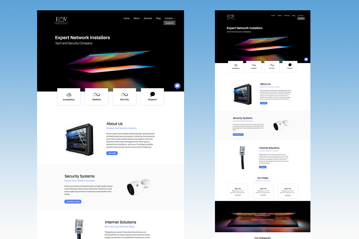 EAV Website Design and Development